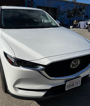 Recent collision repair project